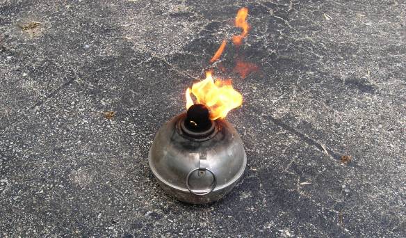 Citronella Fire Pot by Laurie Buchanan